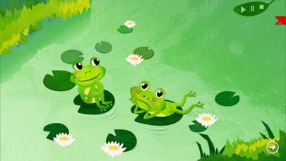 Frogs with Red Hats Screenshot