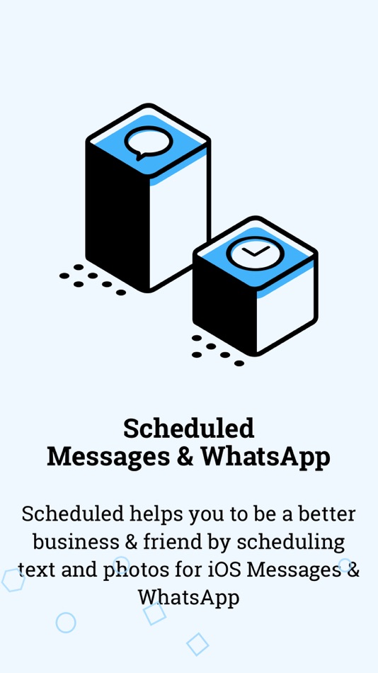 #1. Scheduled for Messages & WA (iOS) By: Scheduled B.V.