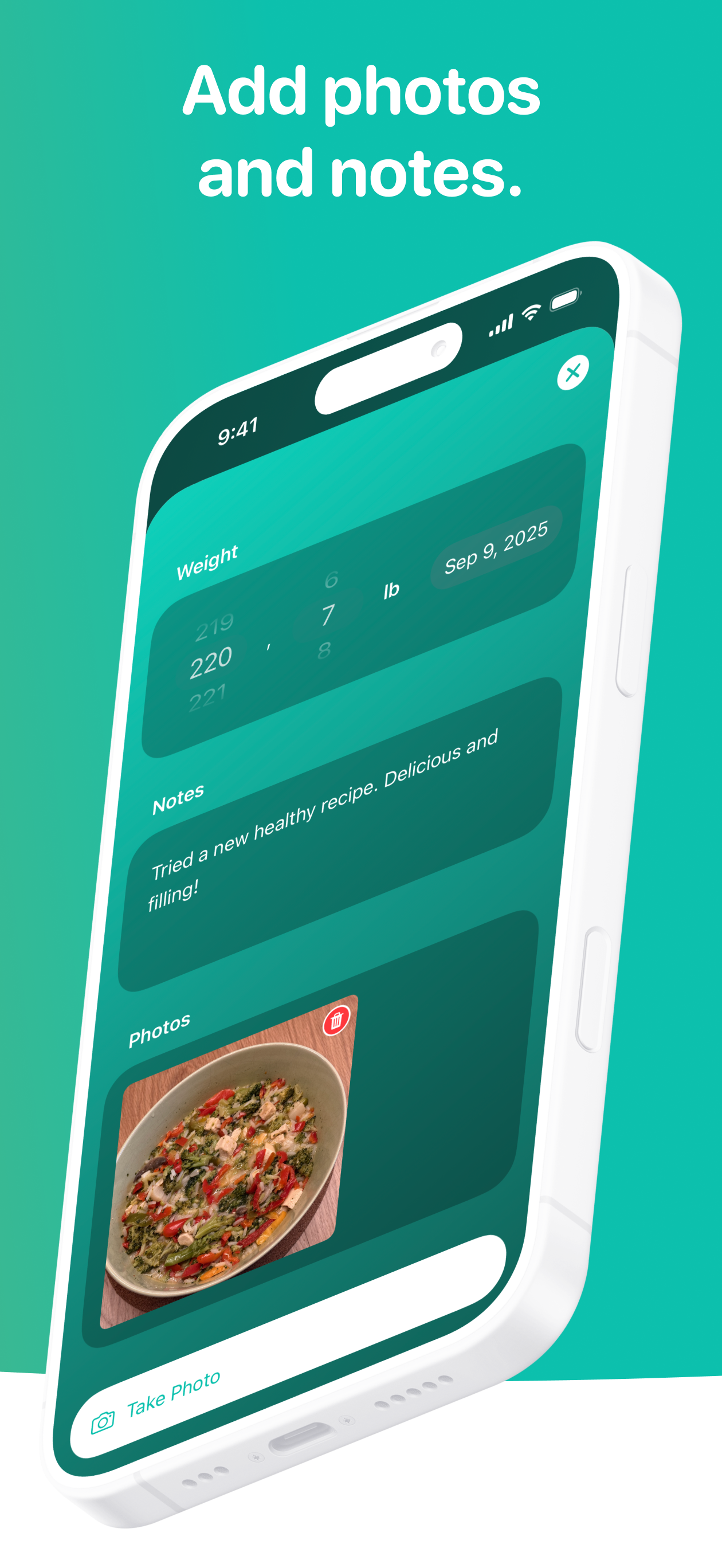 Weight Tracker — Scelta screenshot 4