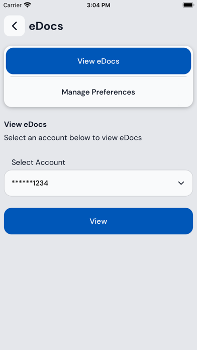 Blue Eagle Credit Union Screenshot