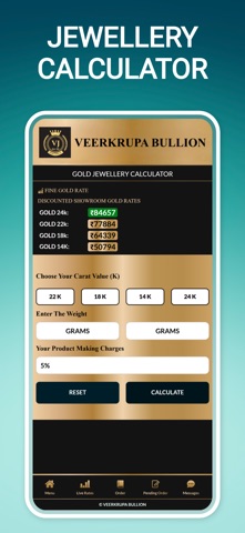 Veerkrupa Bullion Ltd iPhone screenshot
