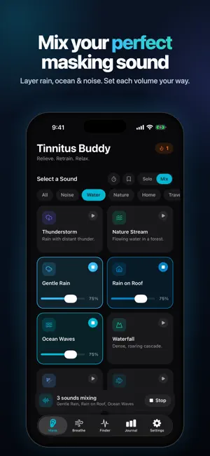 Tinnitus Buddy: Relief & Mask screenshot 2