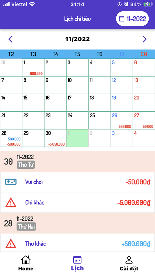 #4. Quản lý chi tiêu LM (iOS) Podle: Dinh Tuan