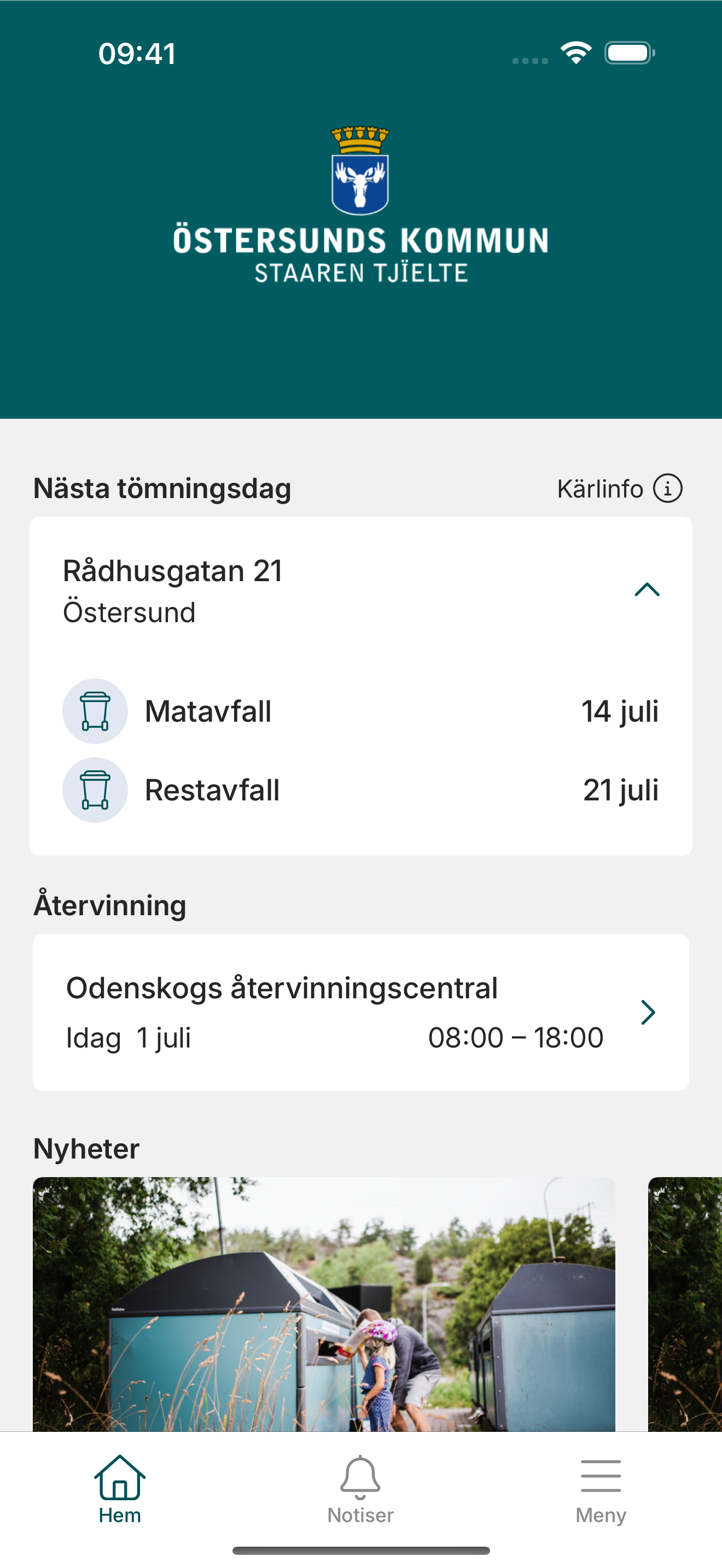 Avfallsappen Östersunds kommun