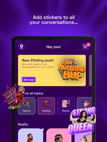 MyStickers-Menoki iPad screenshot