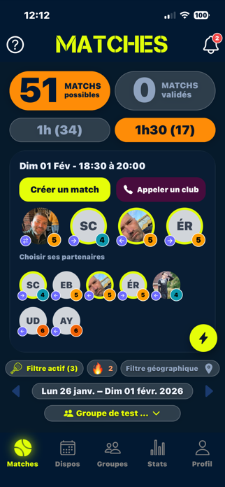 Padel Sync (5c3ff2) Screenshot 2 of 10