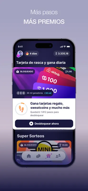 Sweatcoin - Contador de Pasos screenshot 3 of 6