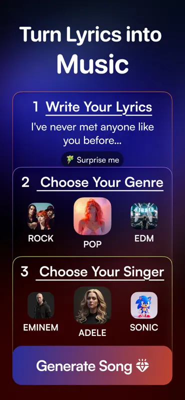 TuneCraft. AI Song Generator screenshot 3 of 8