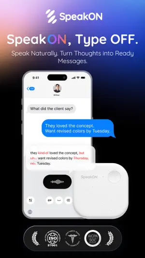 SpeakON: AI Voice Keyboard screenshot 1