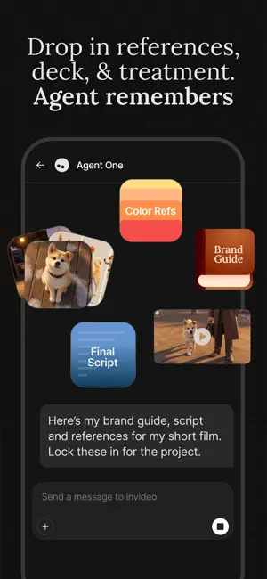 invideo AI: AI Video Generator iPhone screenshot 2