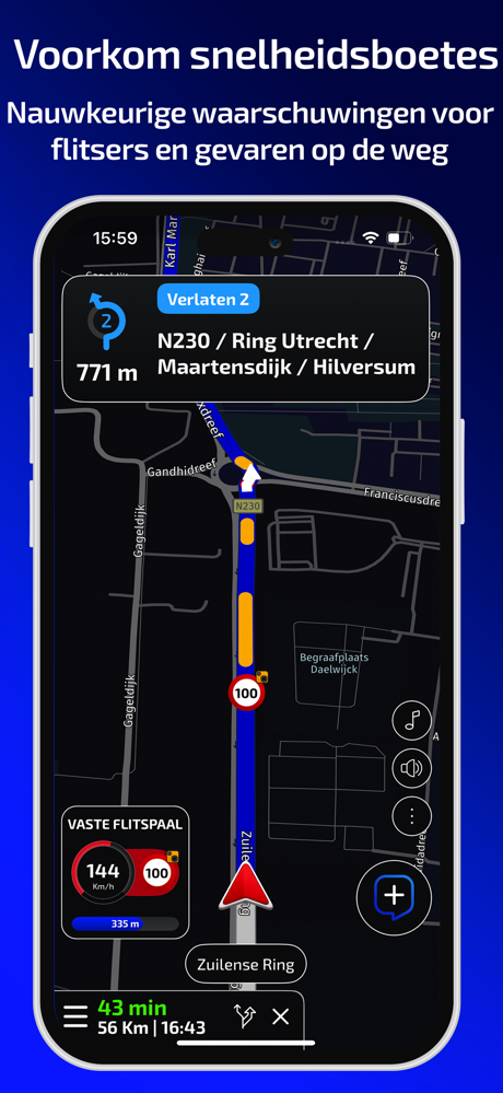 Radarbot: Flitspaal detector screenshot 3