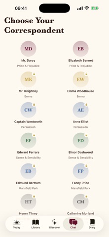Jane Austen Companion iPhone screenshot