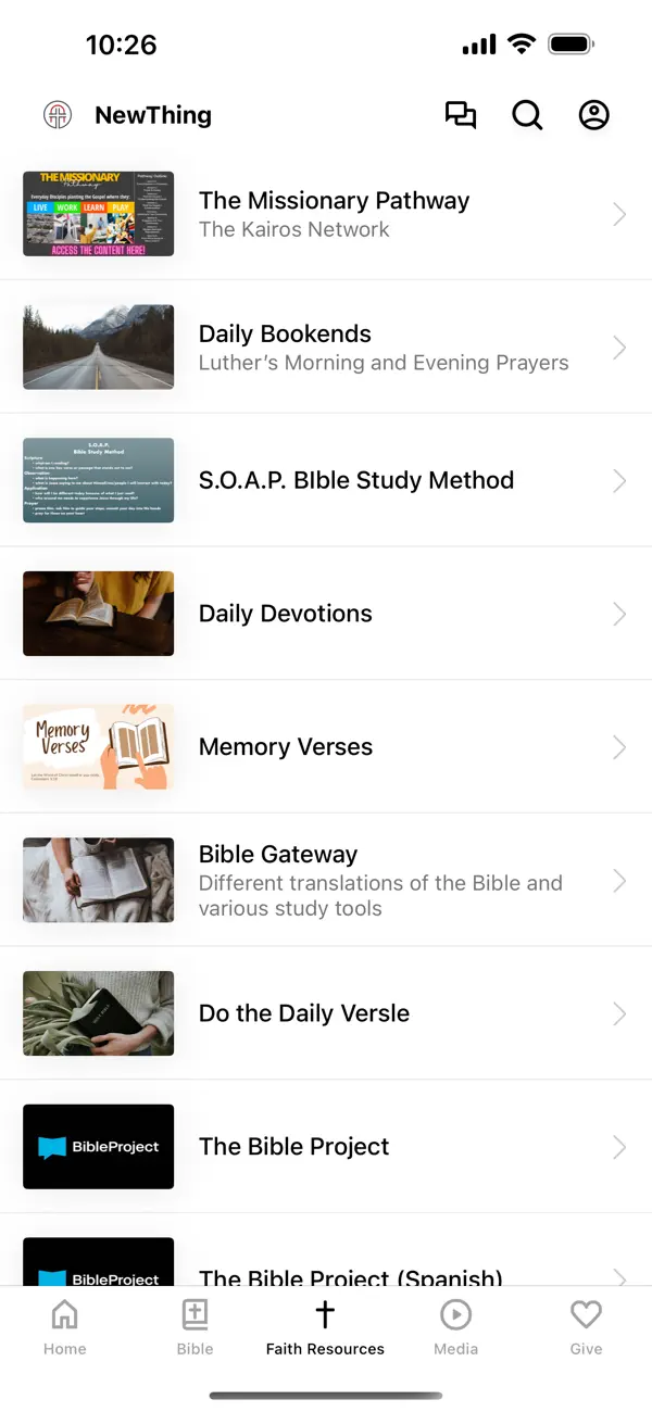Screenshot #2 pour NewThing Lutheran Church