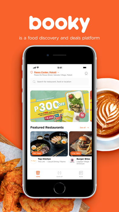 Screenshot #1 pour Booky - Food and Lifestyle