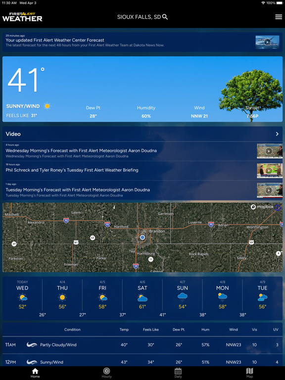 Screenshot #1 for Dakota News Now Weather
