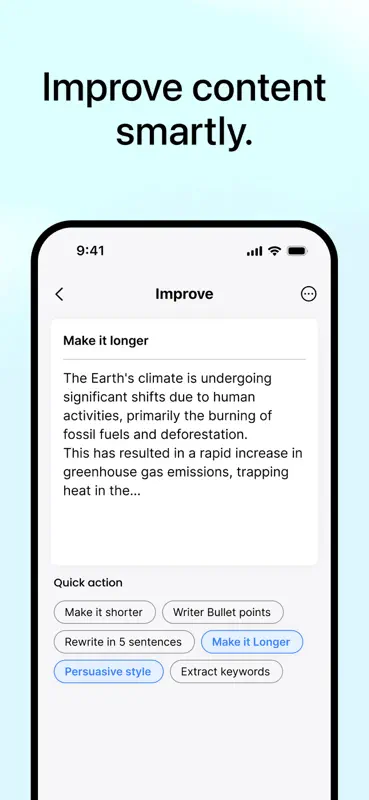 AI Writer & AI-Keyboard Assist screenshot 8 of 10
