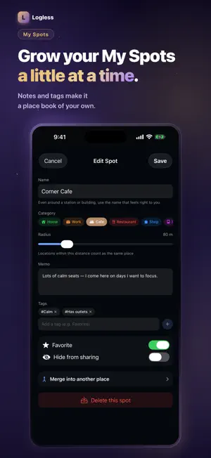 Location Diary - Logless screenshot 3