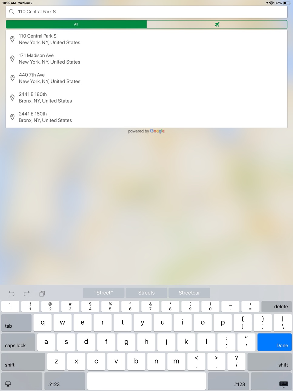 iPad screenshot