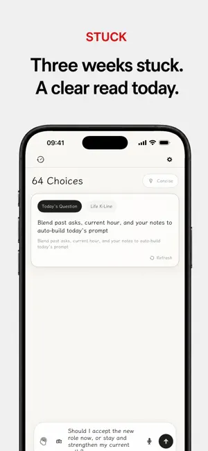 64Choices: AI Decision Guide screenshot 1