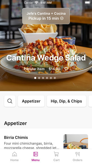 App screenshot