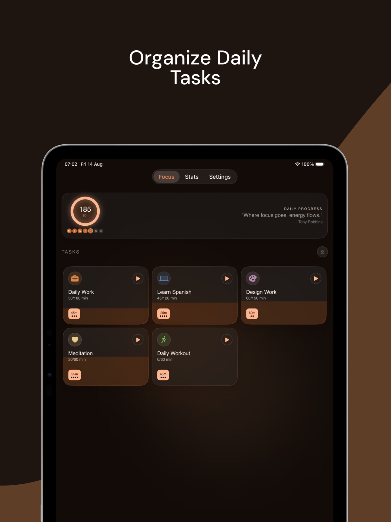 Screenshot 11 of FocusTag: ADHD Pomodoro Timer