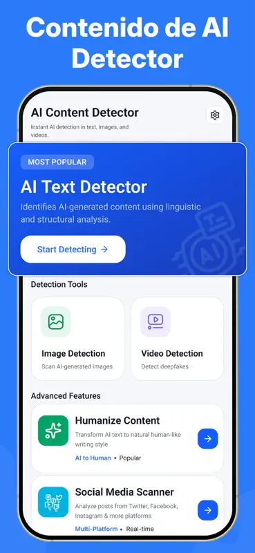 Detector contenido IA, Humaniz screenshot 5 of 5