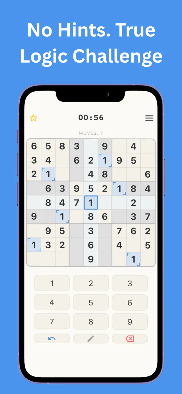 Screenshot #3 pour Sudoku No Hint