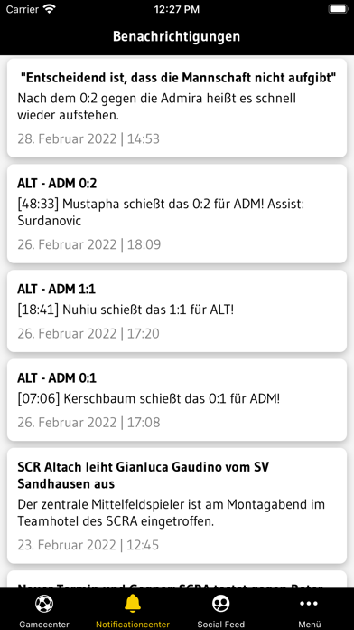 SC Rheindorf Altach Screenshot