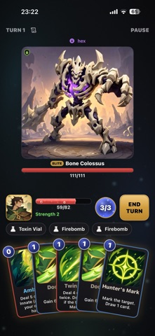 Killing Blow: Deck Roguelike iPhone screenshot
