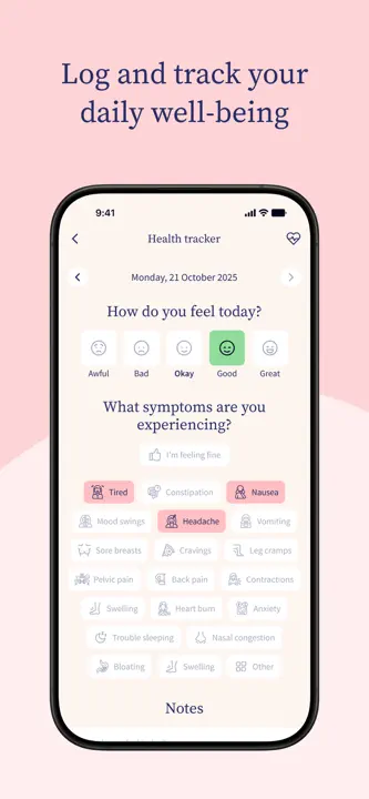 Pregnancy Tracker | Preglife: Screenshot 8 von 10