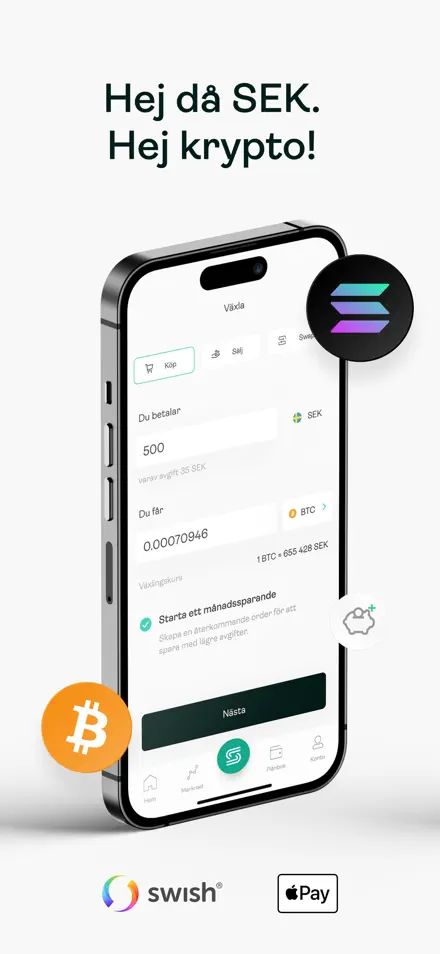 Safello app screenshot 1