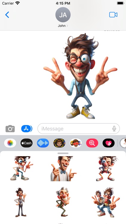 Man Wink Stickers screenshot-5