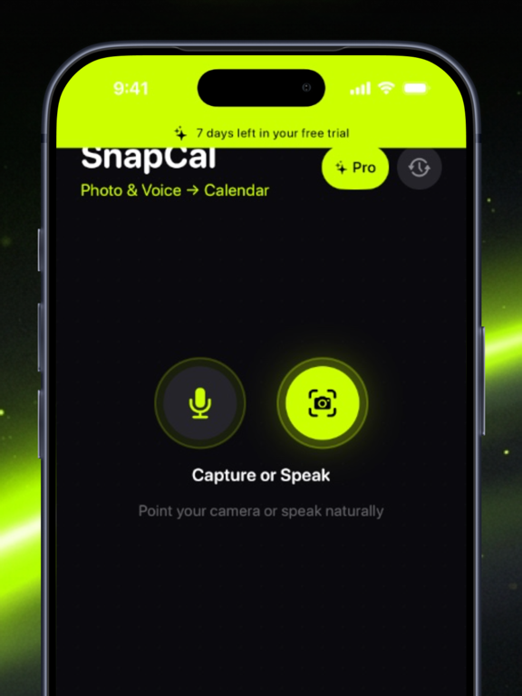 SnapCal-Speak & Snap