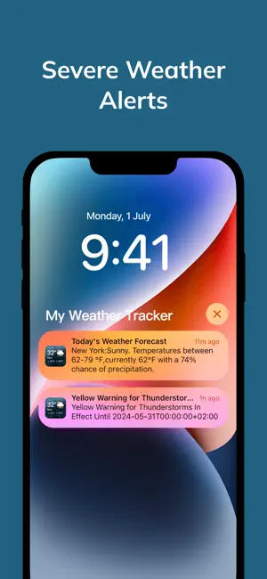 My Weather Tracker & Alerts screenshot 4