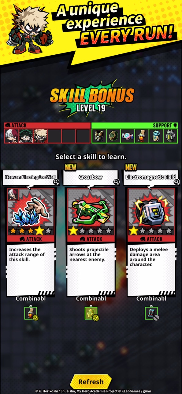 MHA: UNITED SURVIVAL iOS Mod IPA screenshot 6 - iOS game interface