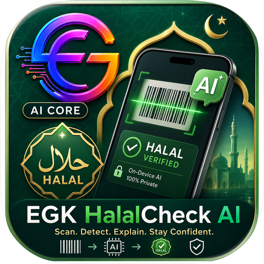 EGK HalalCheck AI app icon