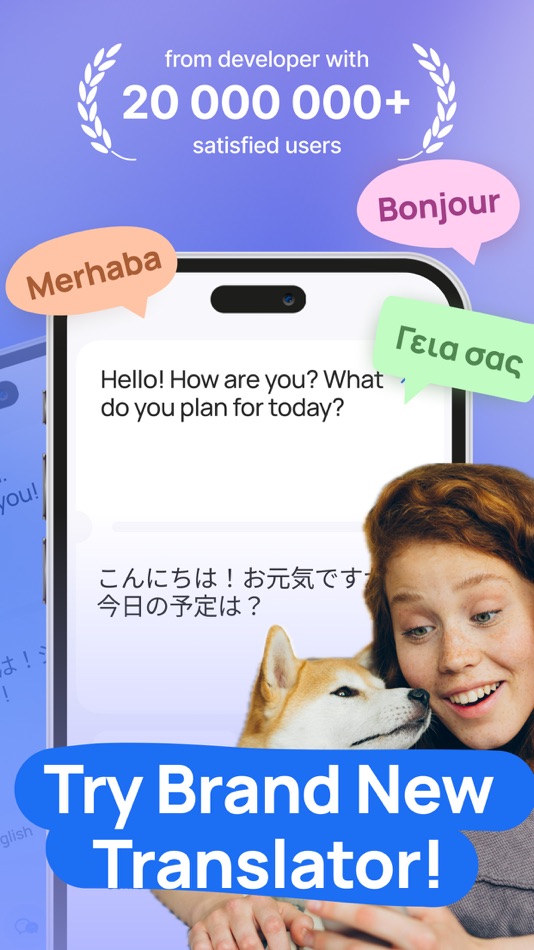 #1. Translator & Voice Translate (iOS) By: 4TH FLOOR APPS SIA