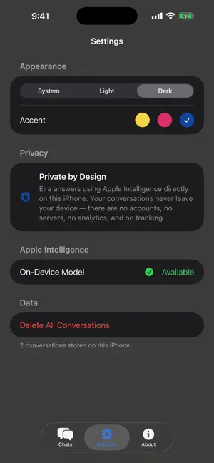 Eira: Private AI Chat screenshot 2