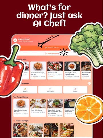 AI Recipe Genie:Meal Planner iPad screenshot