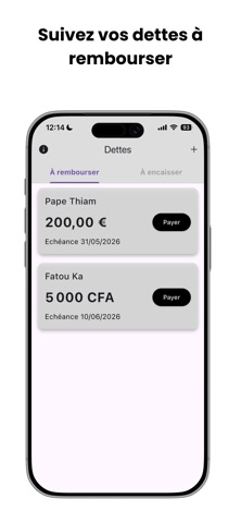 Debt Handling screenshot