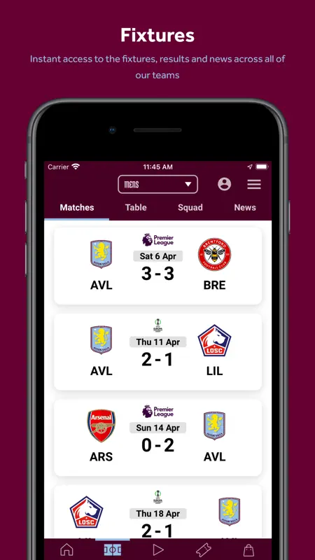 Aston Villa FC screenshot 5 of 7