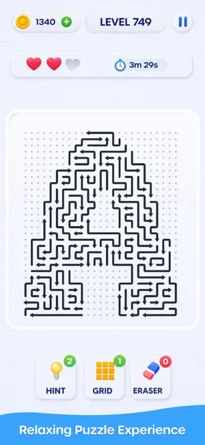 Arrow Puzzle - Escape Maze Out screenshot 2