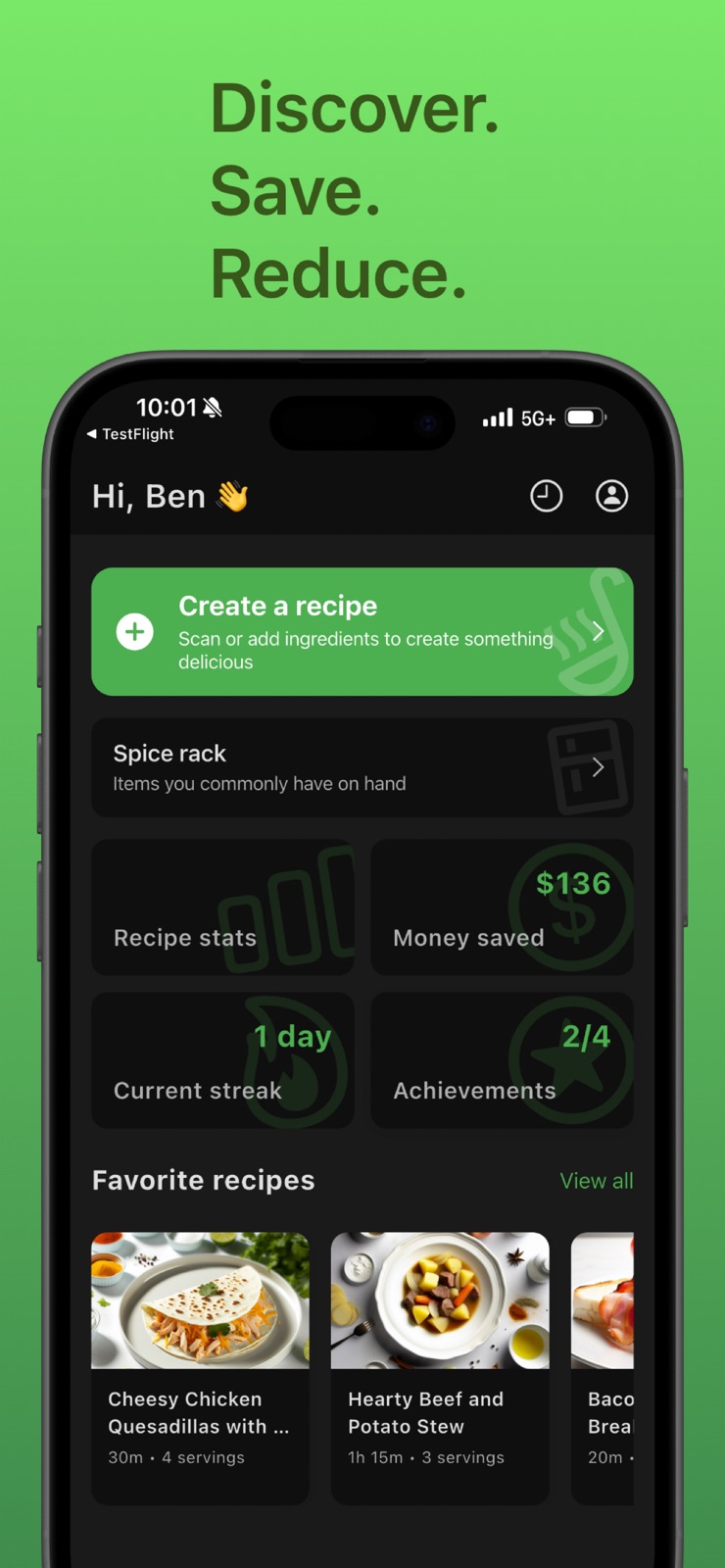 Yummy Pantry: Recipe Builder iphone screenshot 1
