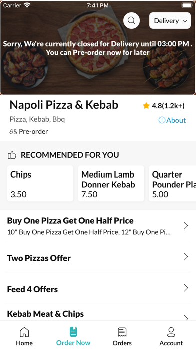 Napoli Pizza & Kebab Screenshot