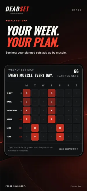 DEADSET: Gym Workout Tracker screenshot 3