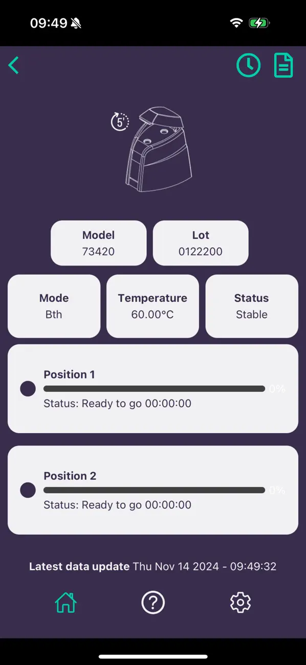 Screenshot #2 pour BIOTRACE™ Assist Application