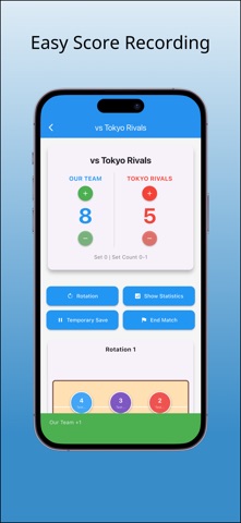 Voly - Volleyball Score Tra... iPhone screenshot