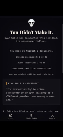 R. Sable: Horror Files Screenshot 2 of 5