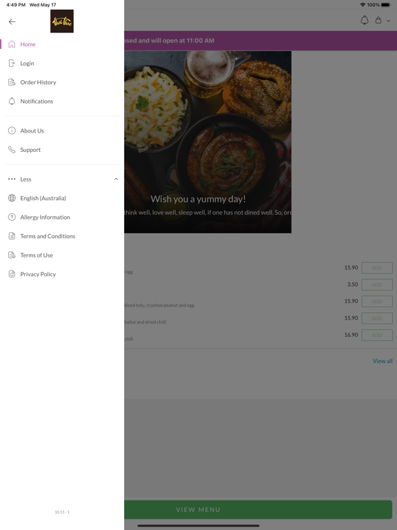 Screenshot #6 pour Thai Thae Restaurant