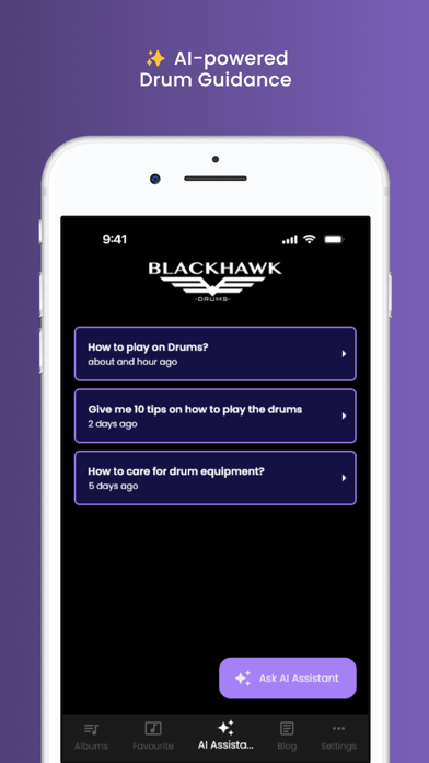 Black Hawk Drums Screenshot